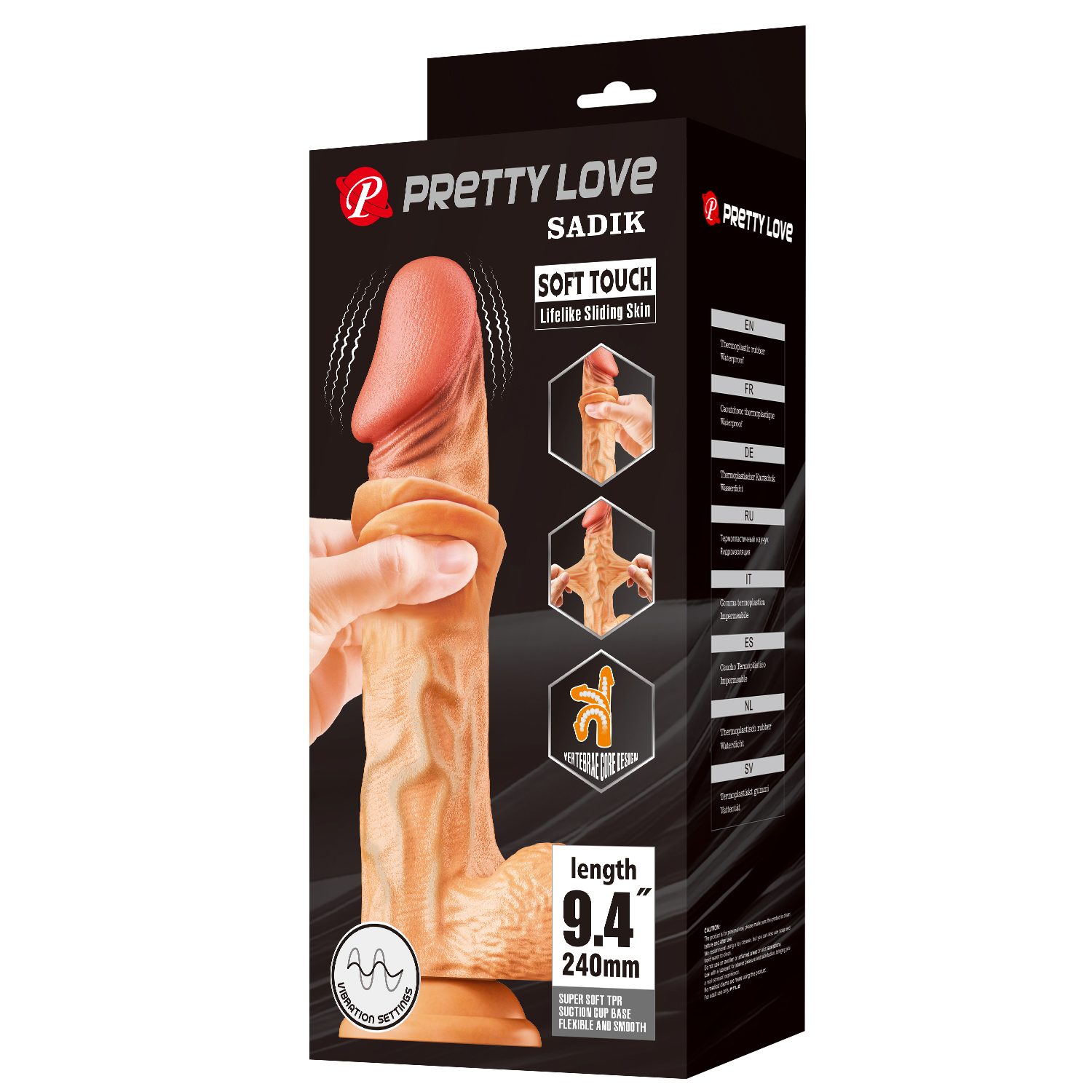 Realističan Vibrator 9.4inch   BW 8104ZRG